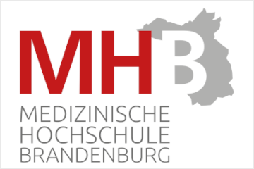 Logo Medizinische Hochschule Brandenburg, MHB.