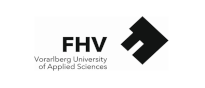 Logo FH Vorarlberg, FHV.